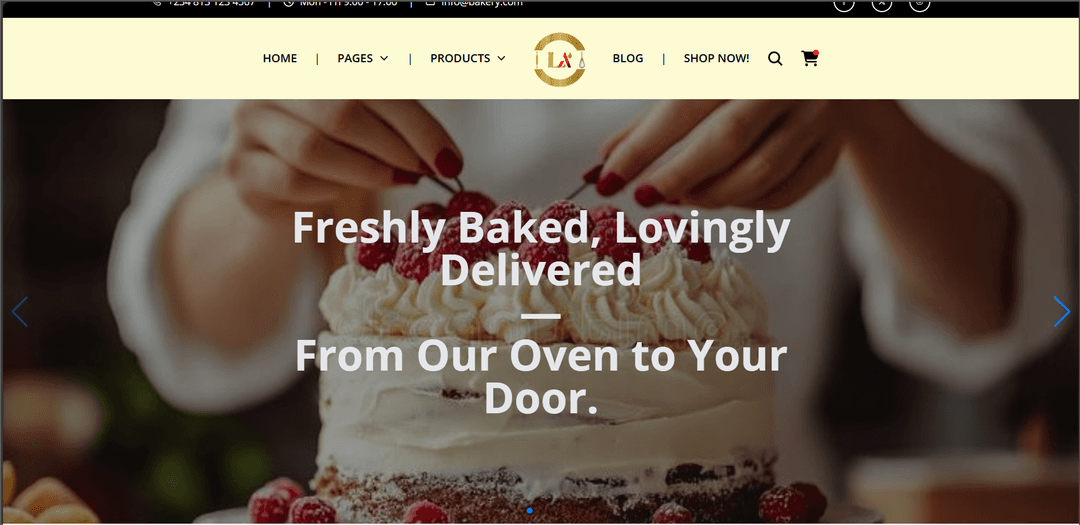 Cake proposal website