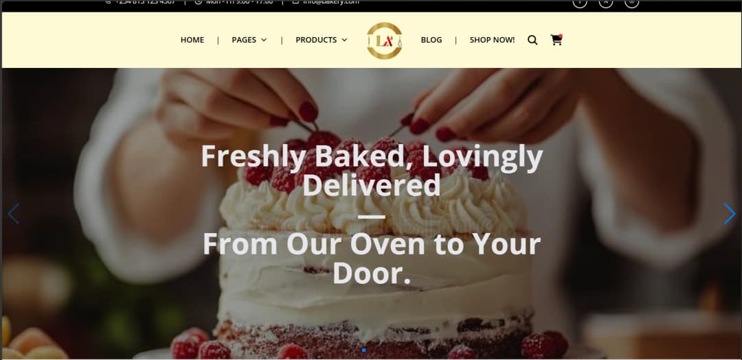 Cake proposal website