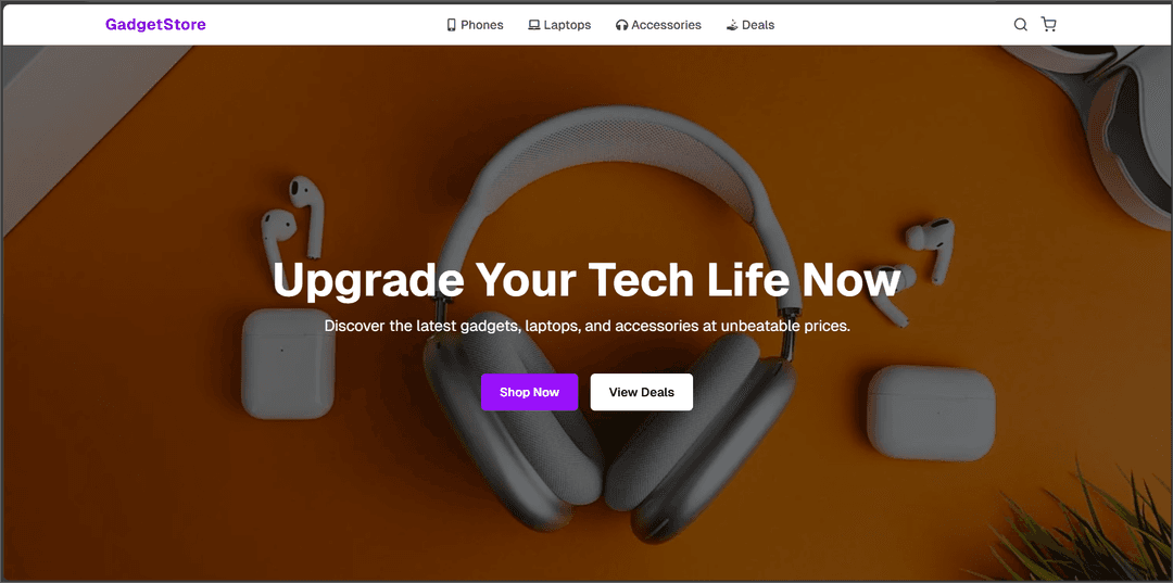 Gadget proposal website
