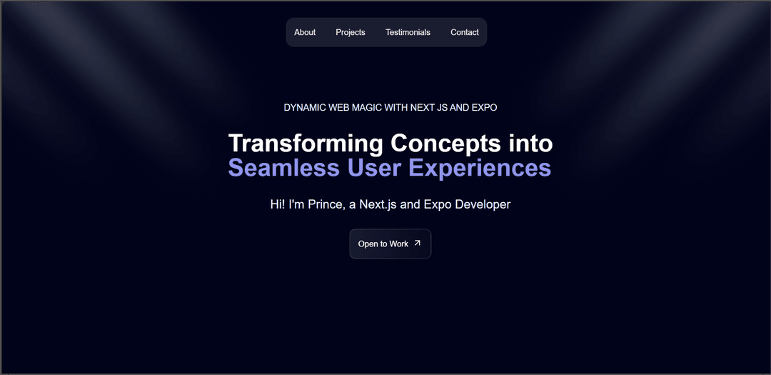 Portfolio website