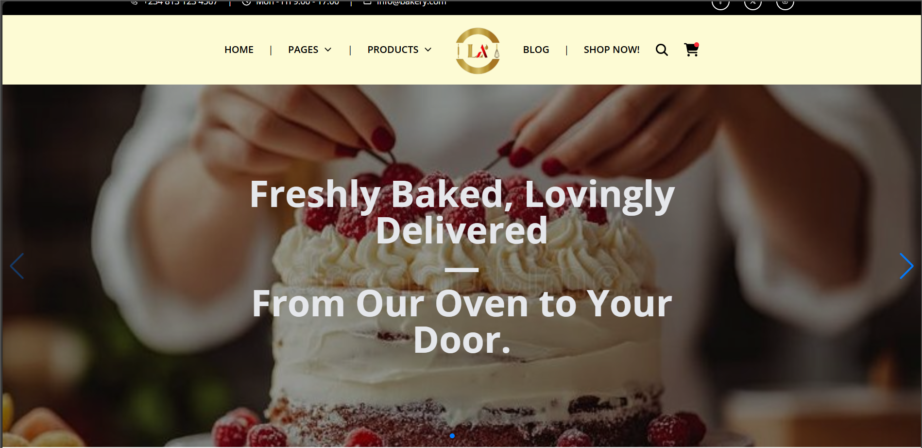 Cake proposal website