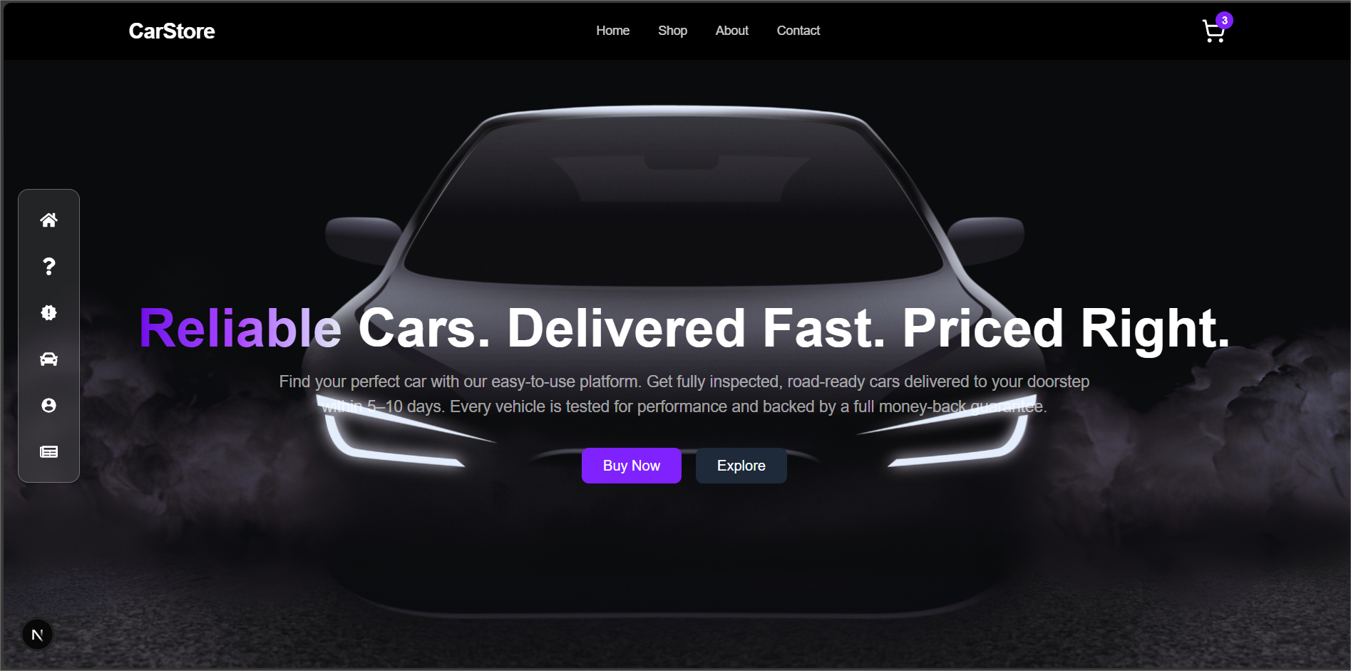 Cars Sales Website