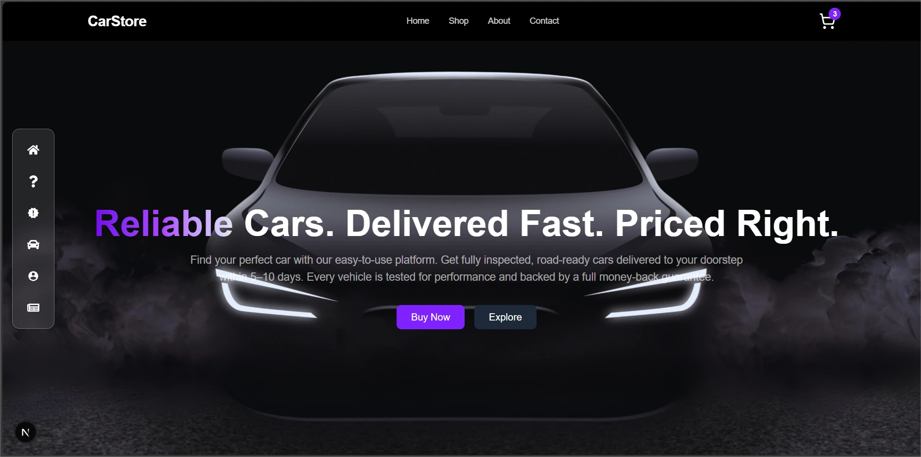 Cars Sales Website