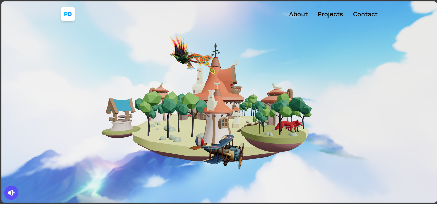 3D Island Website