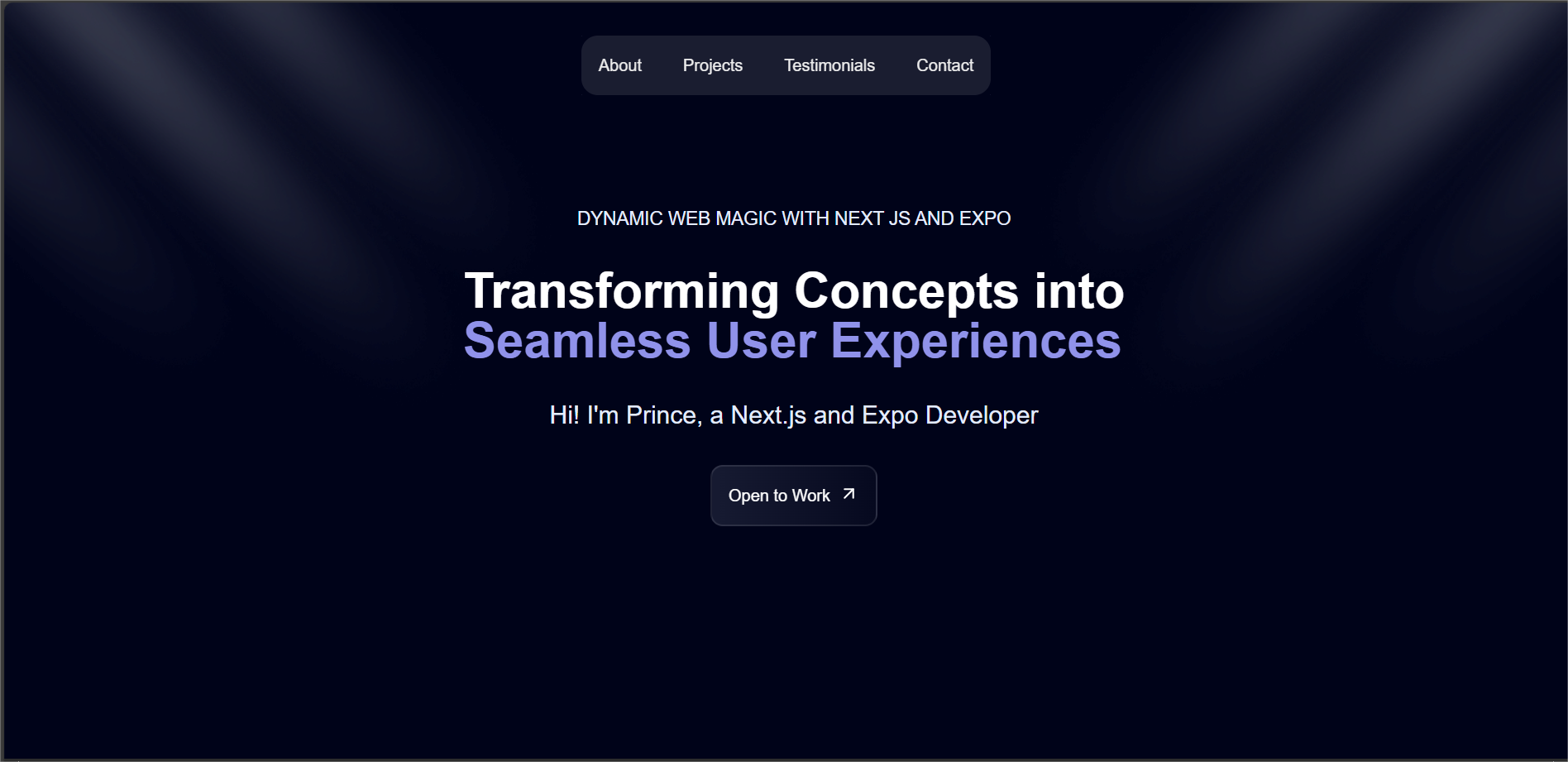 Portfolio website